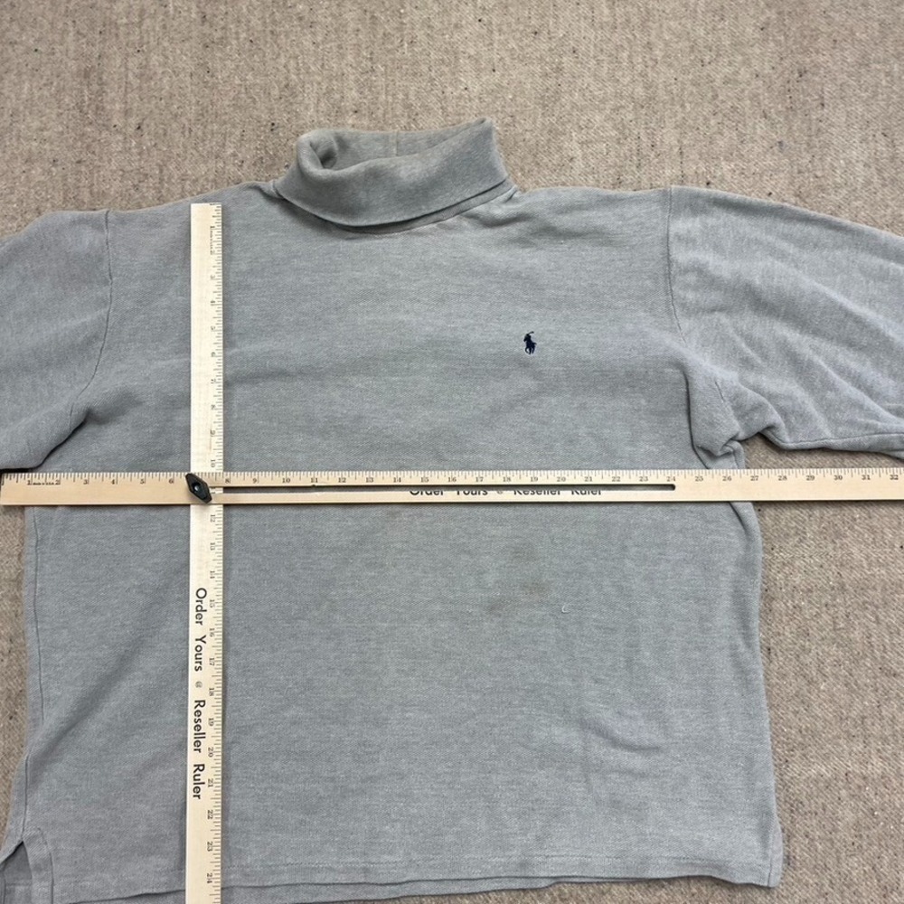 vintage Polo Ralph Lauren Turtle Neck mens xl gray 2000 y2k - Picture 8 of 11